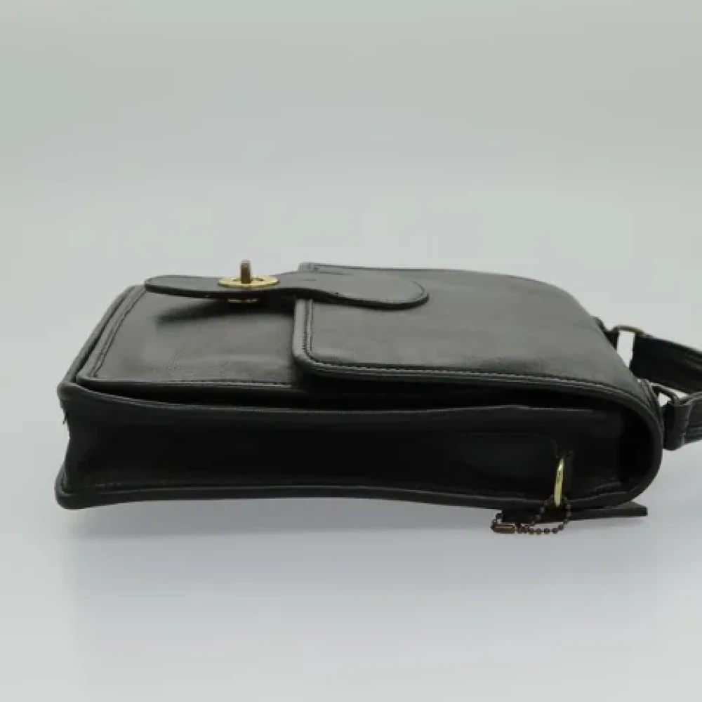 Coach Pre-owned Leather handbags Black Dames