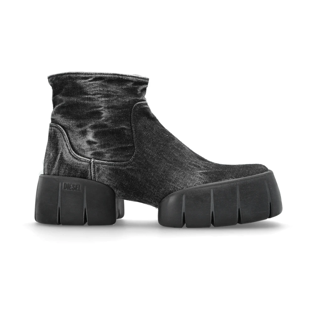 Diesel Uomo Nero Scarpe, 44 Eu, New,
