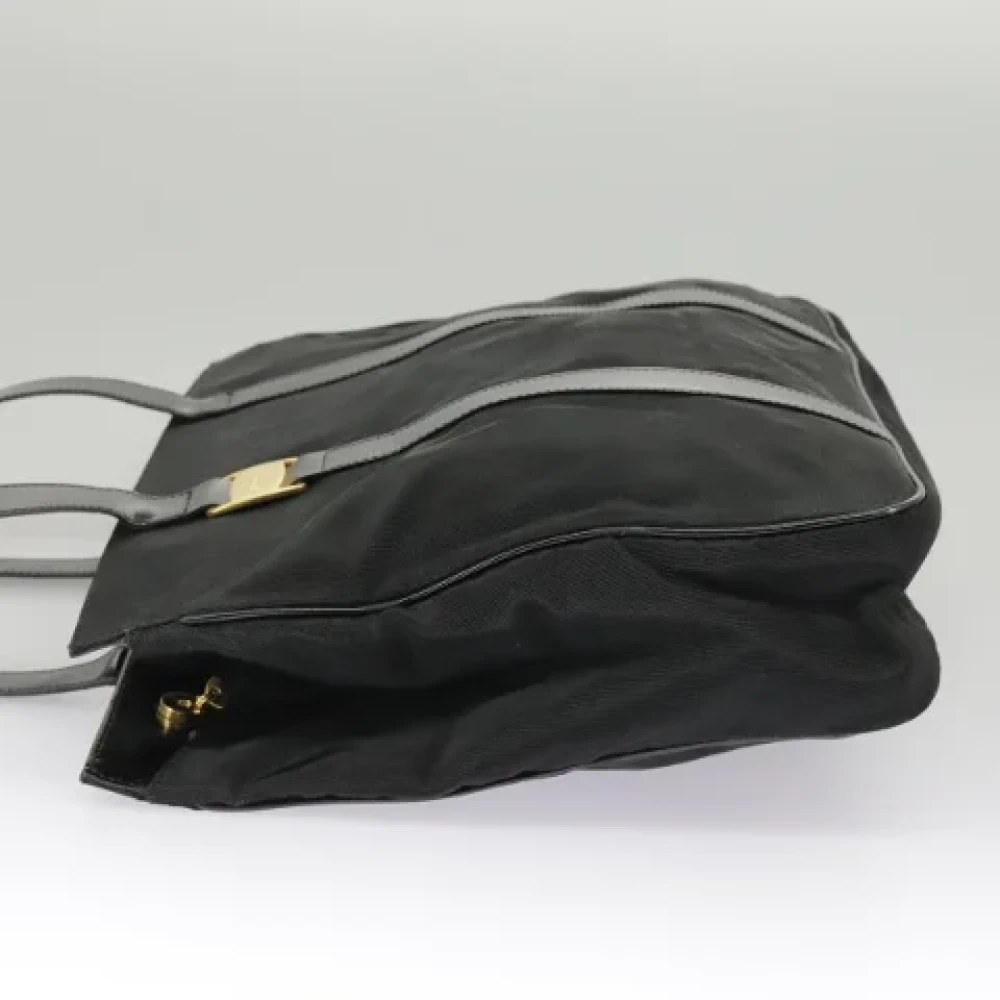 Salvatore Ferragamo Pre-owned Canvas totes Black Dames