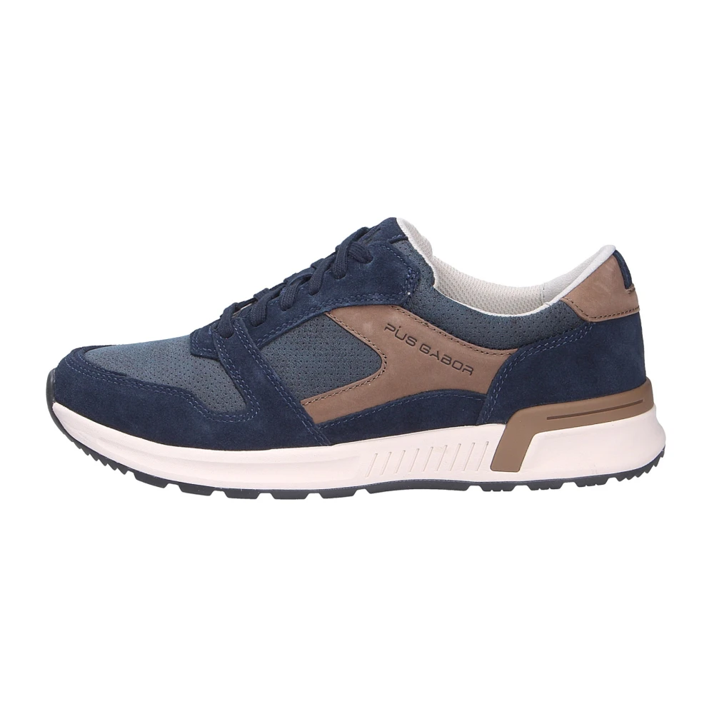 Gabor Sportieve Veterschoen Heren Schoenen Blauw