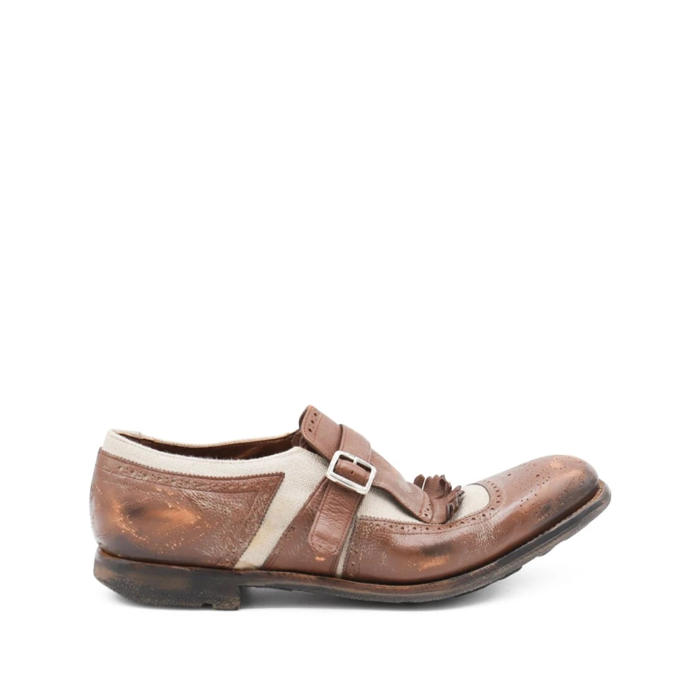 Church's Men's Brown Loafers,, Loafer Shoes For Size 8