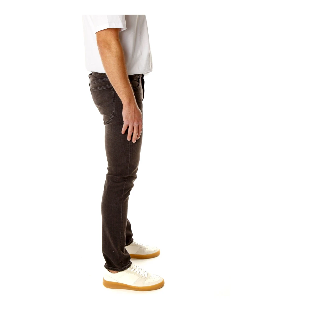 Lee Straight Fit Zip Fly Jeans Gray Heren
