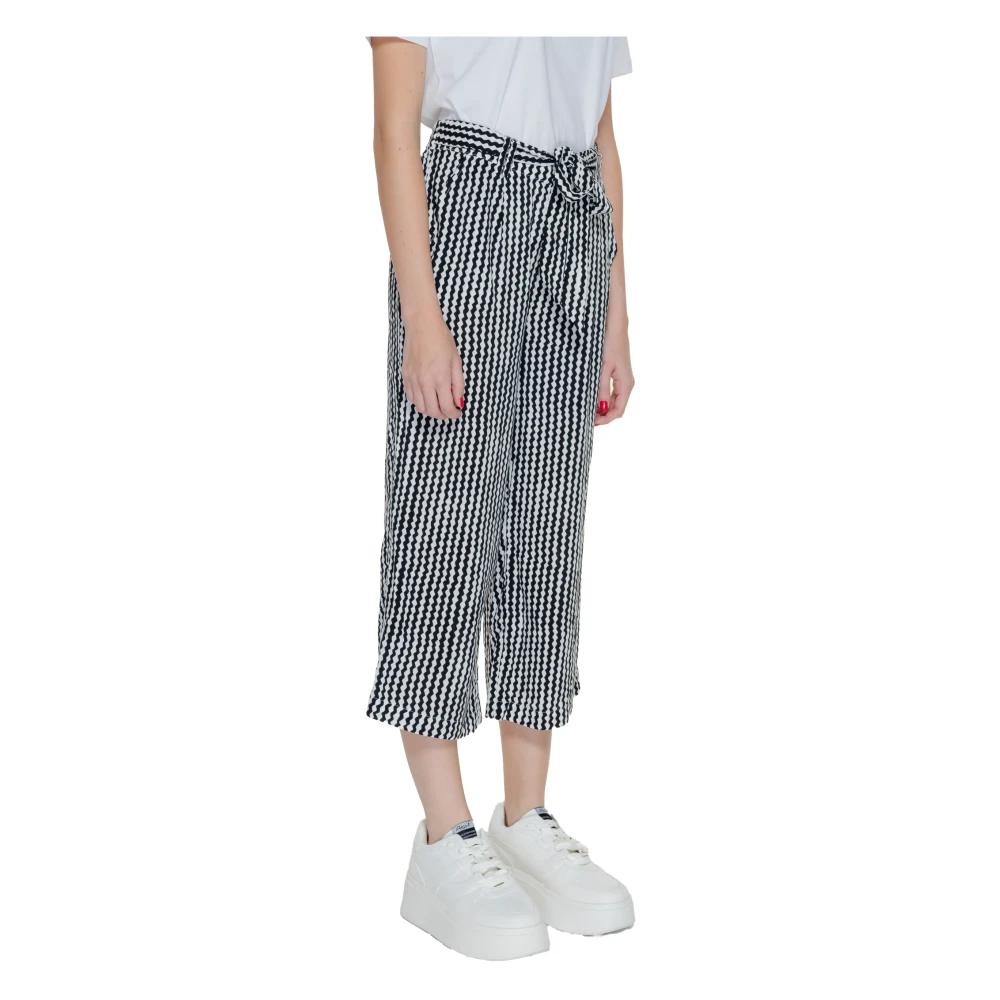 Only Life Palace AOP Viscose Broek Black Dames