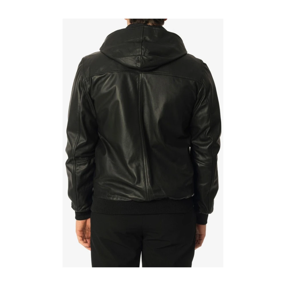 Richmond Leather Jackets Black Heren