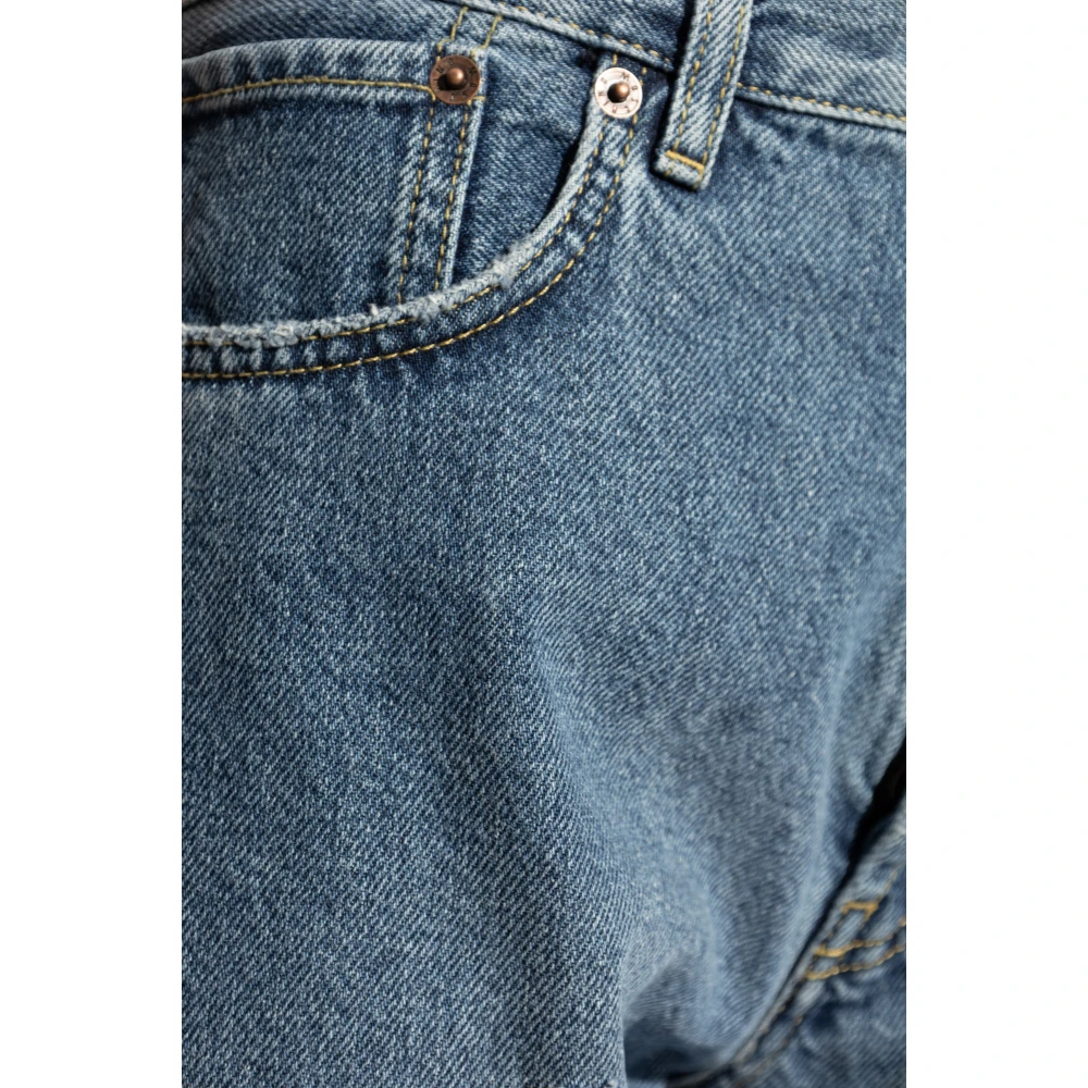 Moschino Jeans met vintage effect Blue Dames