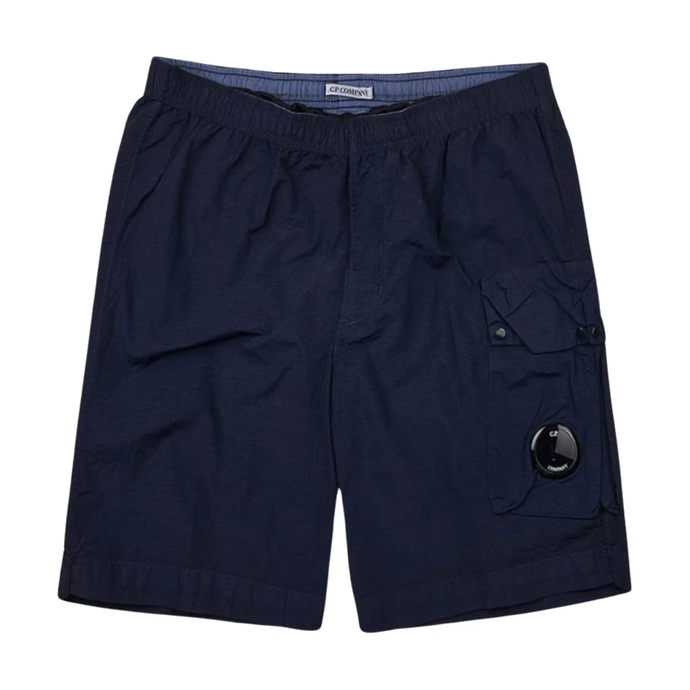 C.P. Company Casual Denim Shorts voor Mannen Blue Heren