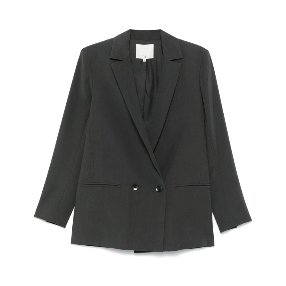 Tibi - Jackets > Blazers - Gray - Tibi - Modalova