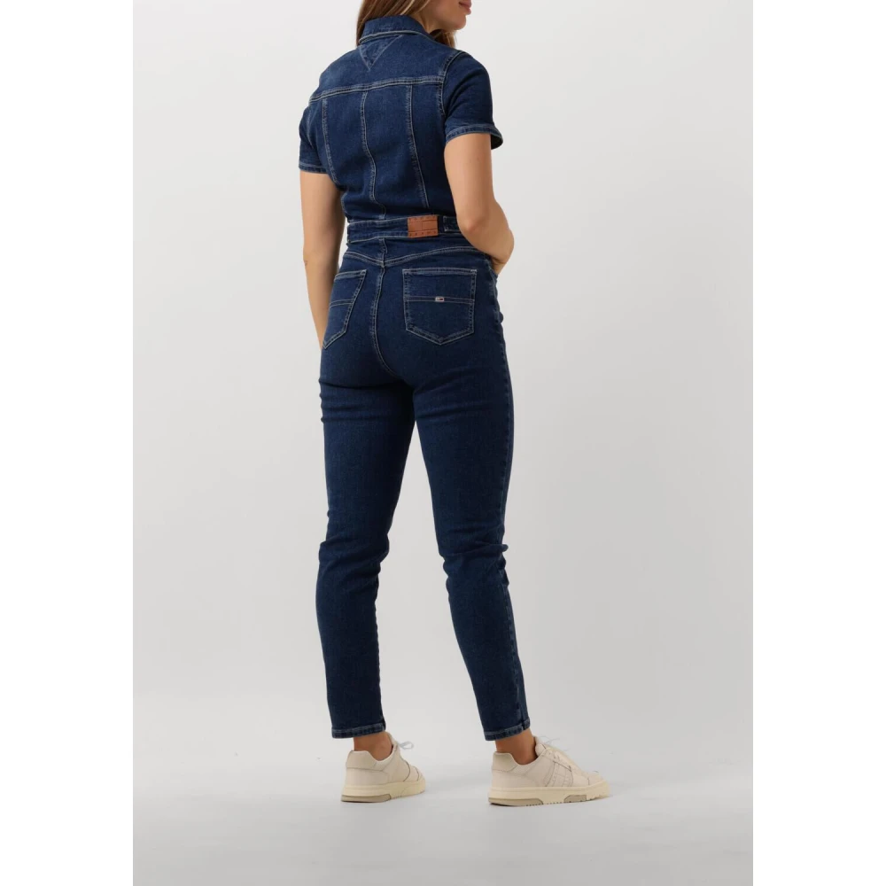 Tommy Jeans Blauwe Jumpsuit Ch4253 Blue Dames