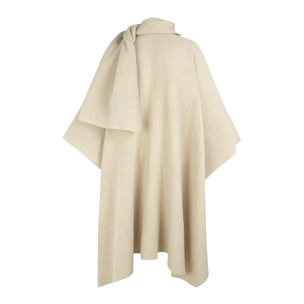 Cortana Sabah poncho champagne Beige Dames