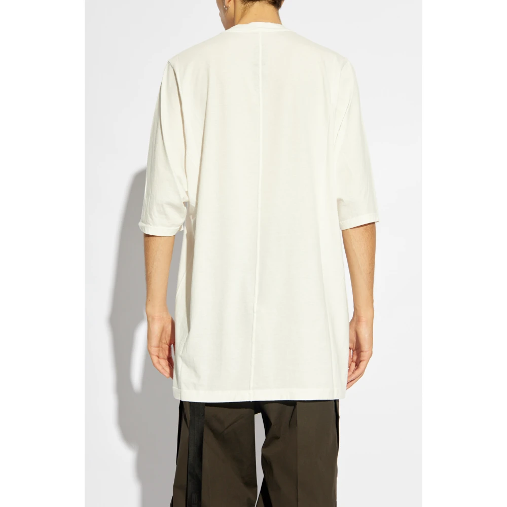 Rick Owens T-shirt Jumbo White Heren