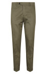 pantalon-chino-retro-vert-en-gabardine