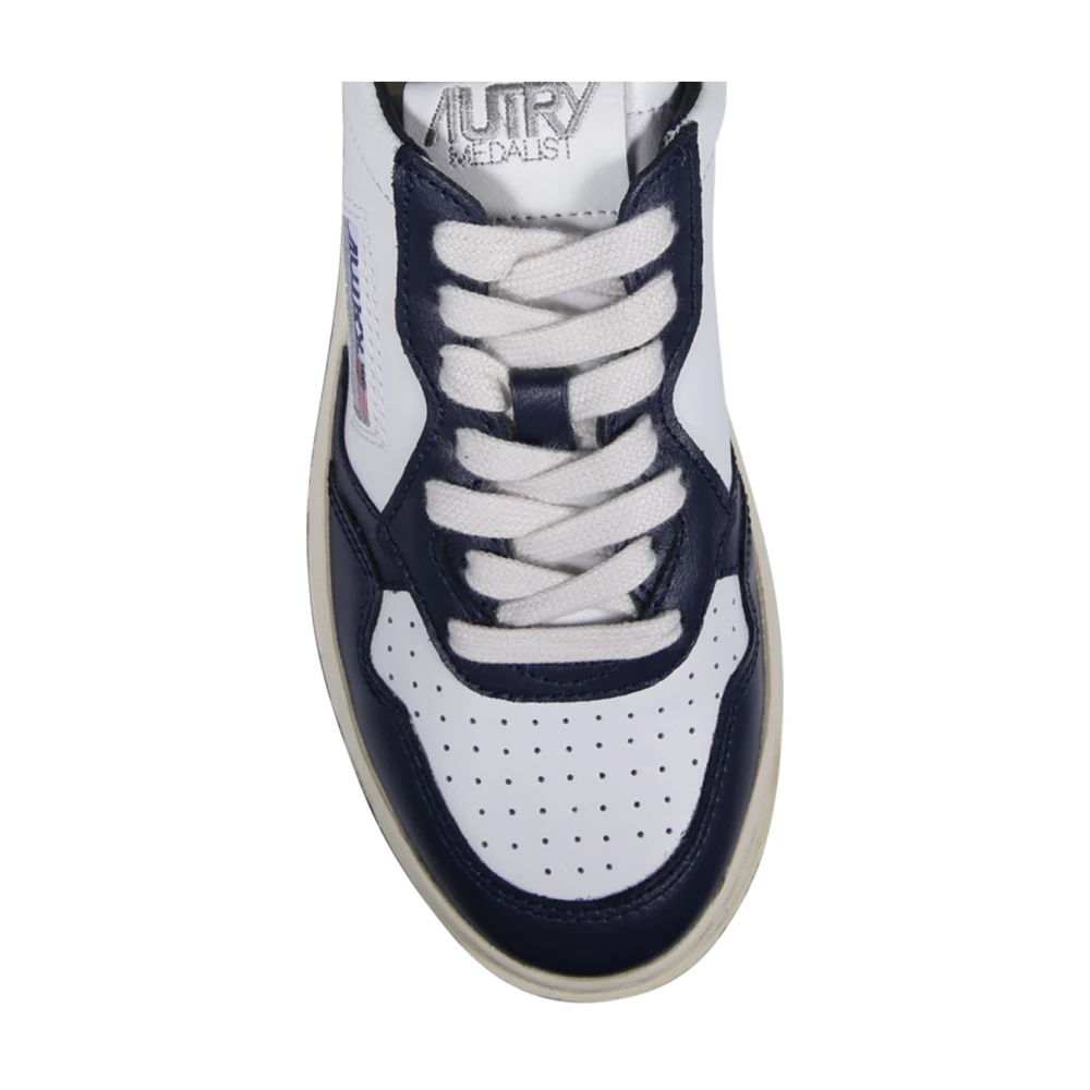 Autry Moderne Vrouw Wit Blauw Sneaker Multicolor Dames