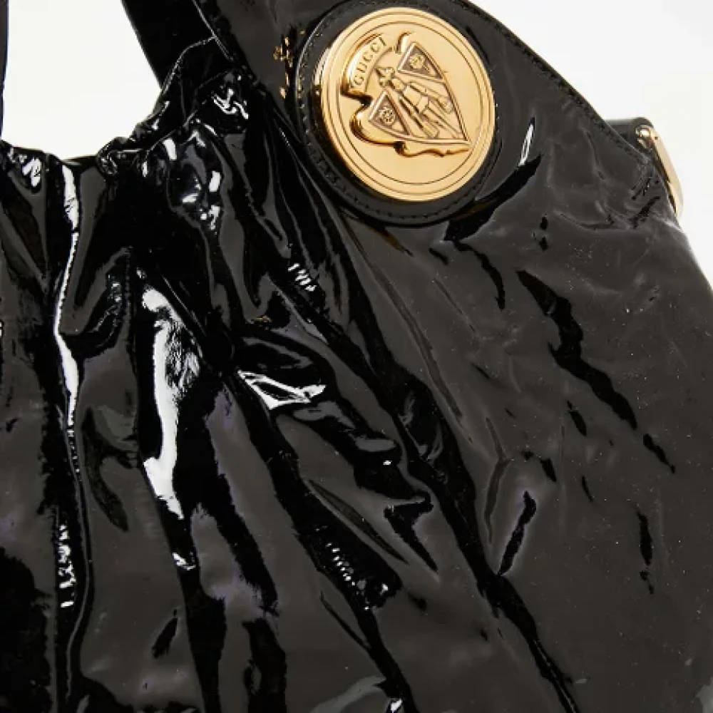 Gucci Vintage Pre-owned Leather totes Black Dames