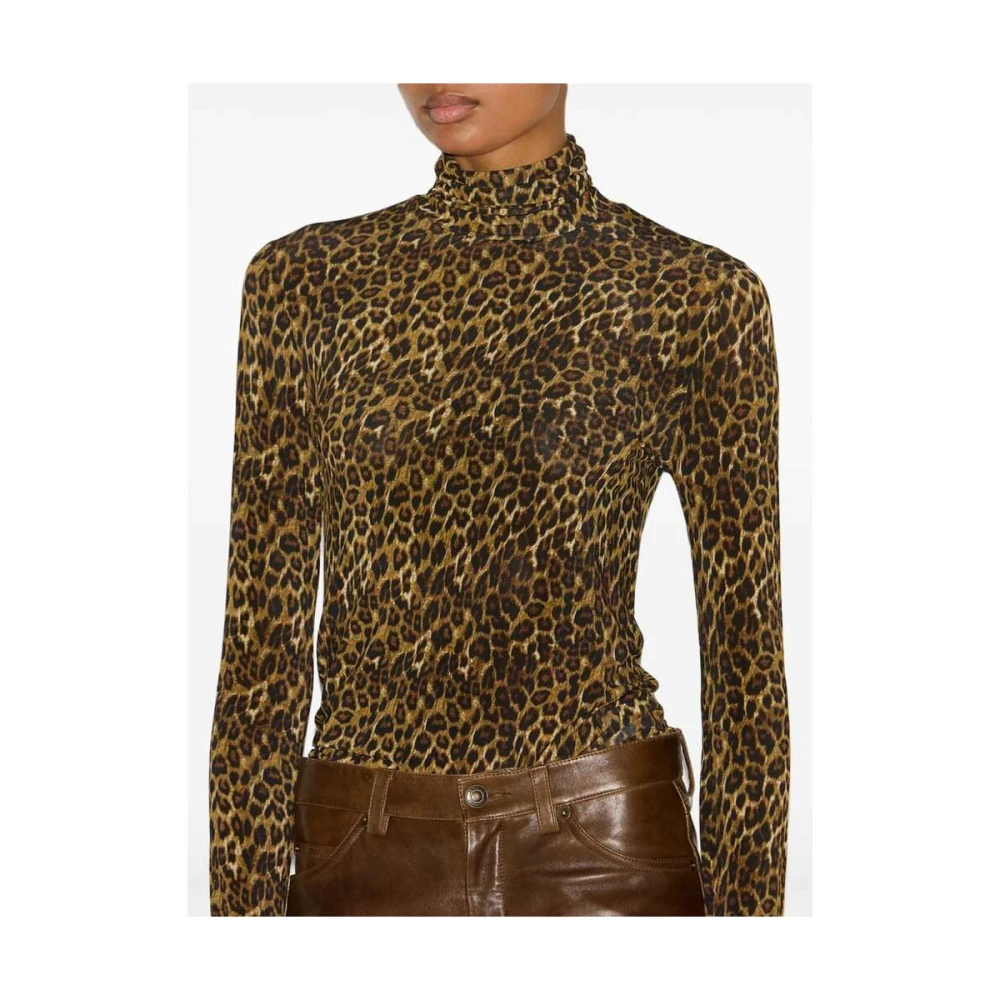 Isabel marant Dierenprint Coltrui Brown Dames