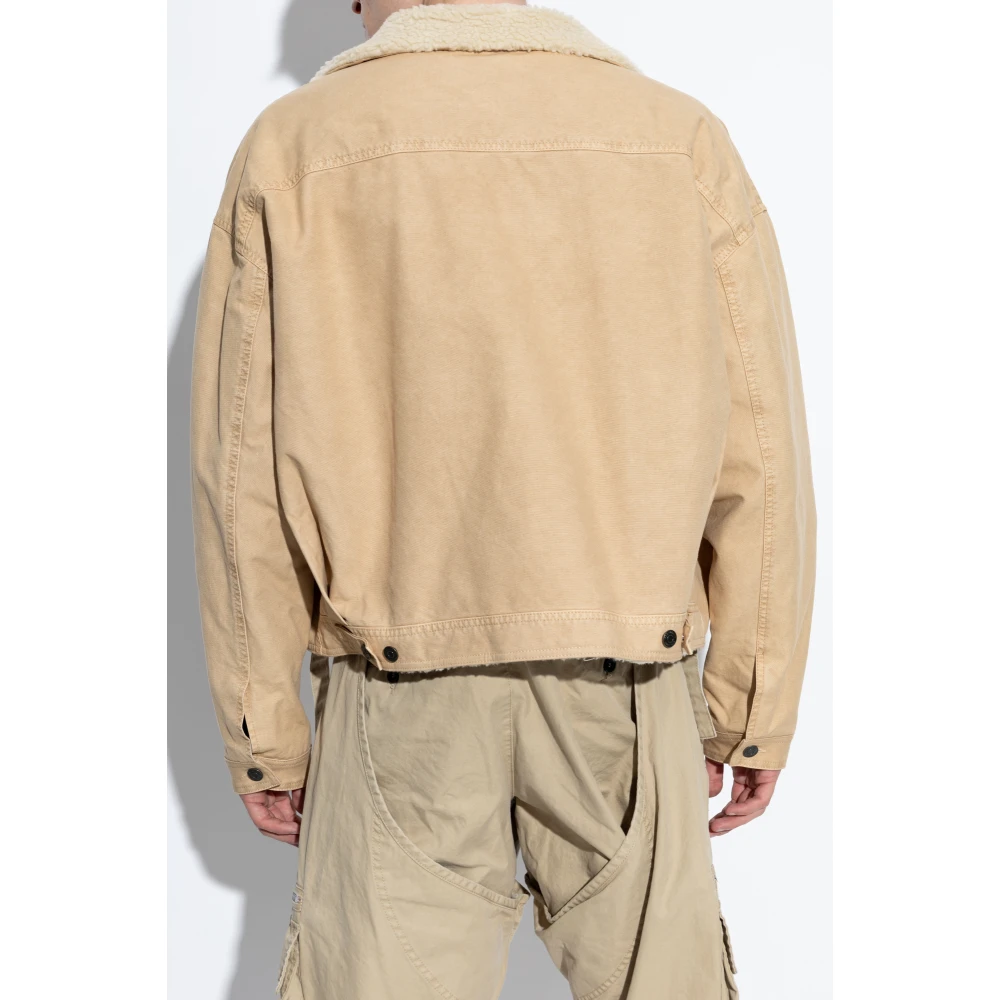 Dsquared2 Jas met logo Beige Heren