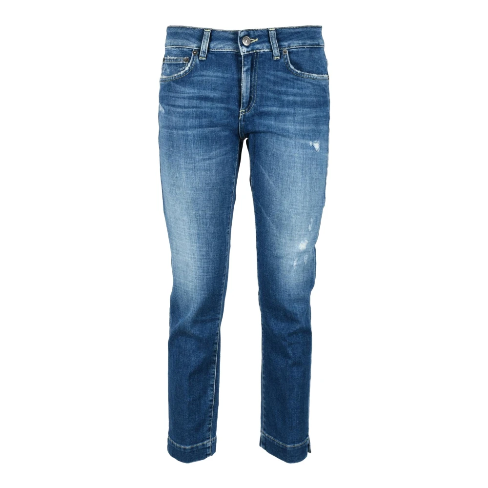 Dondup Rose Rits Jeans Blue Dames