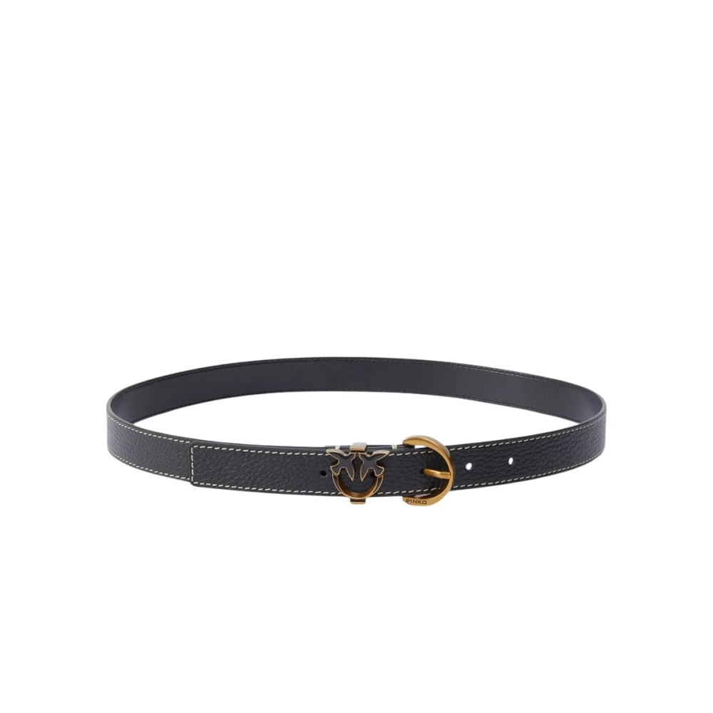 Pinko , Belts, Female, Black, L, Love Birds Belt