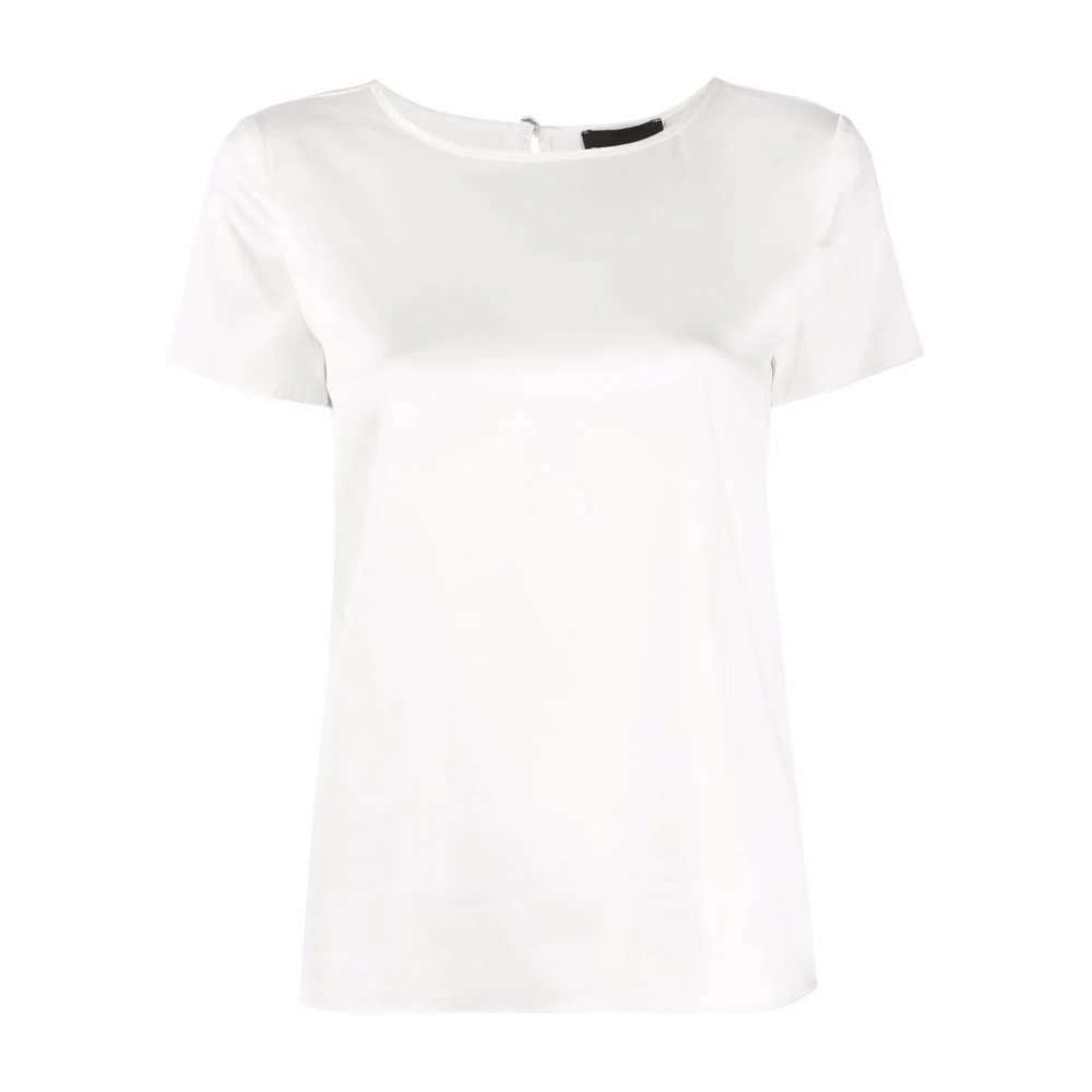 Emporio Armani Women's White Blouses, L, Top