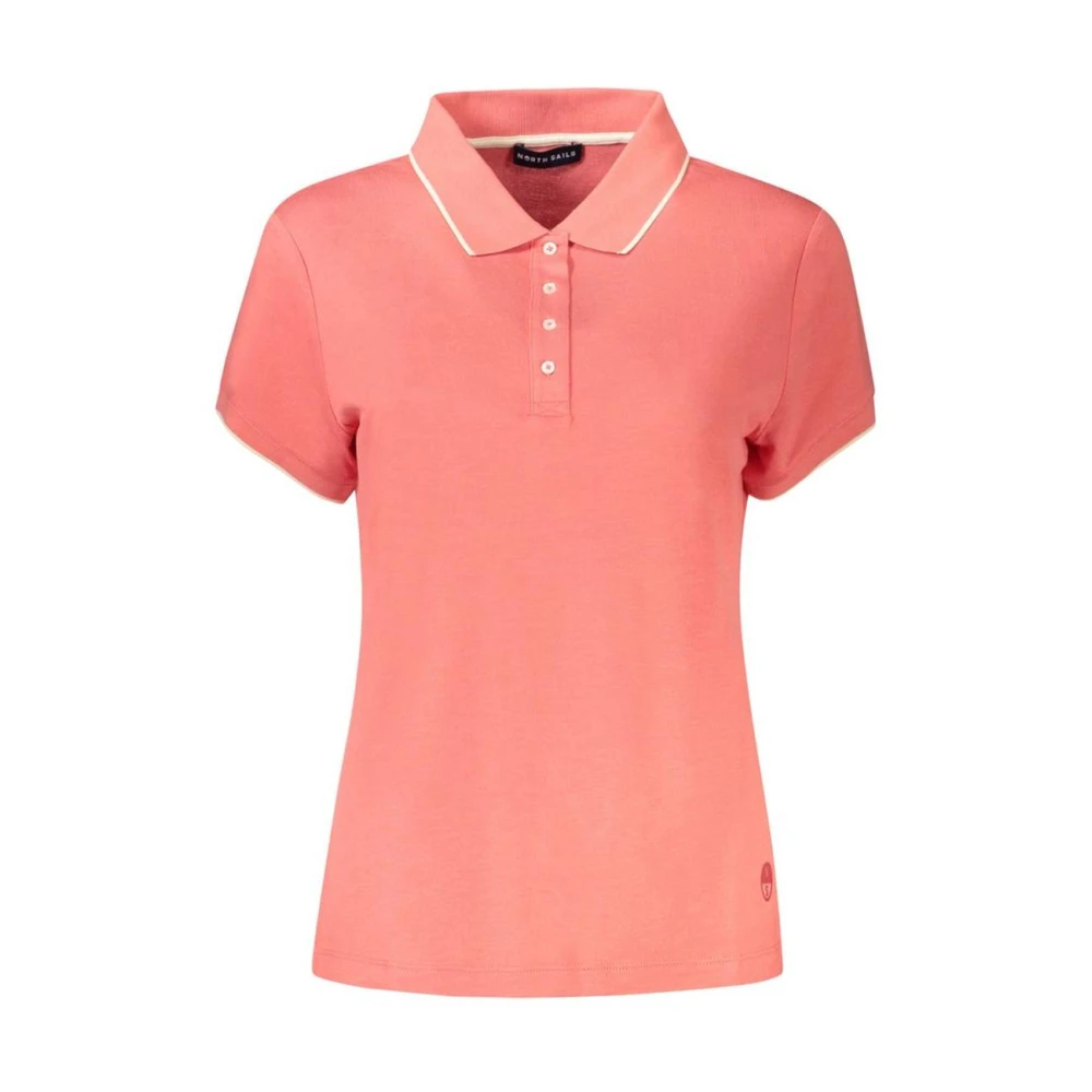 North Sails Modal Jersey Polo Shirt - Female - Polo Shirts - Pink - Xs - Tops - Image 4