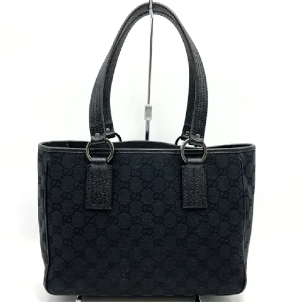 Gucci Vintage Pre-owned Canvas gucci-bags Black Dames