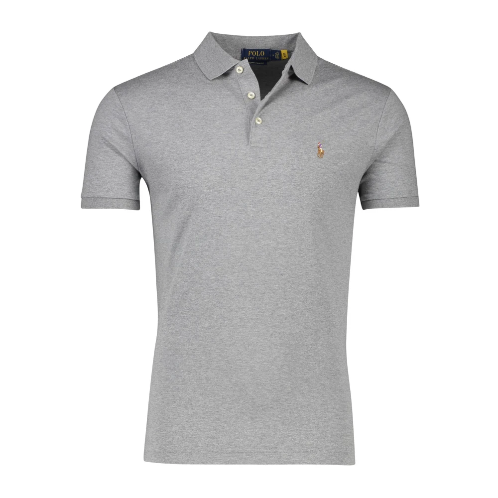 Polo Ralph Lauren Grijze poloshirt met korte mouwen Gray Heren