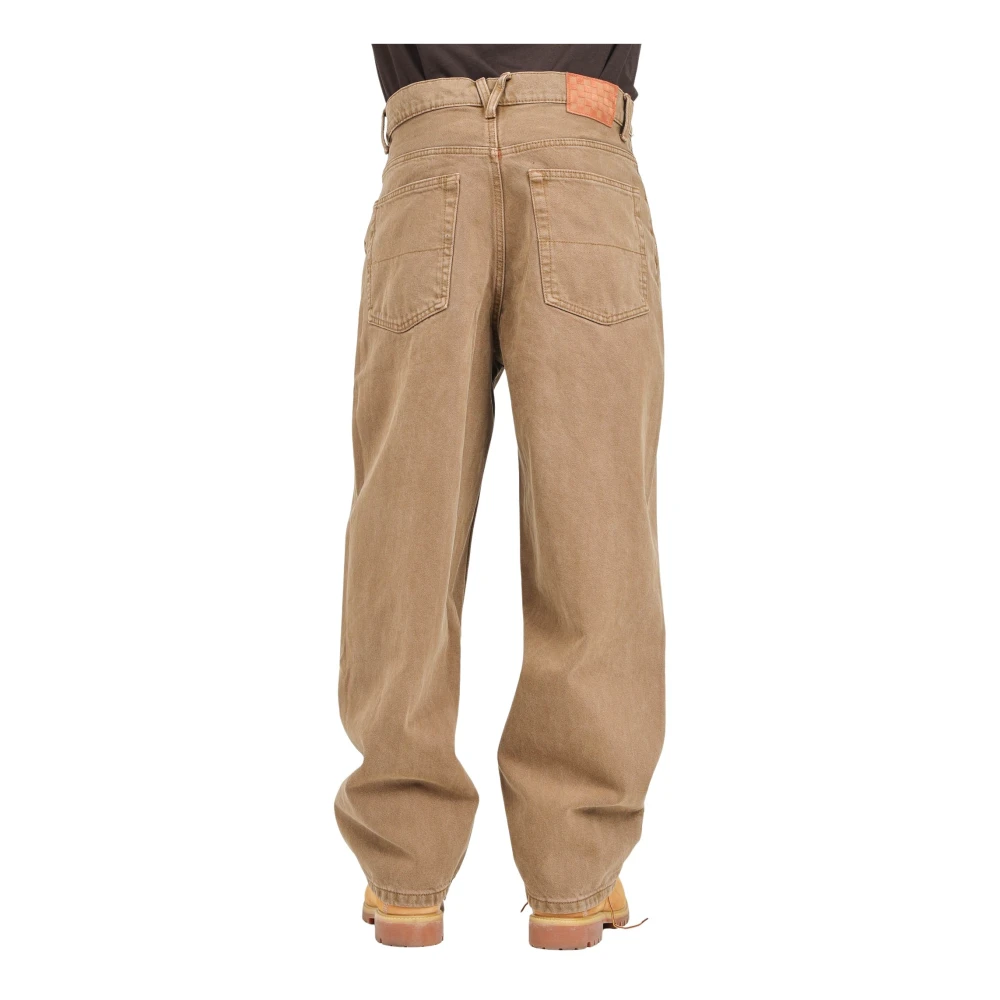 Vans Baggy Check-5 Bruine Jeans Beige Heren