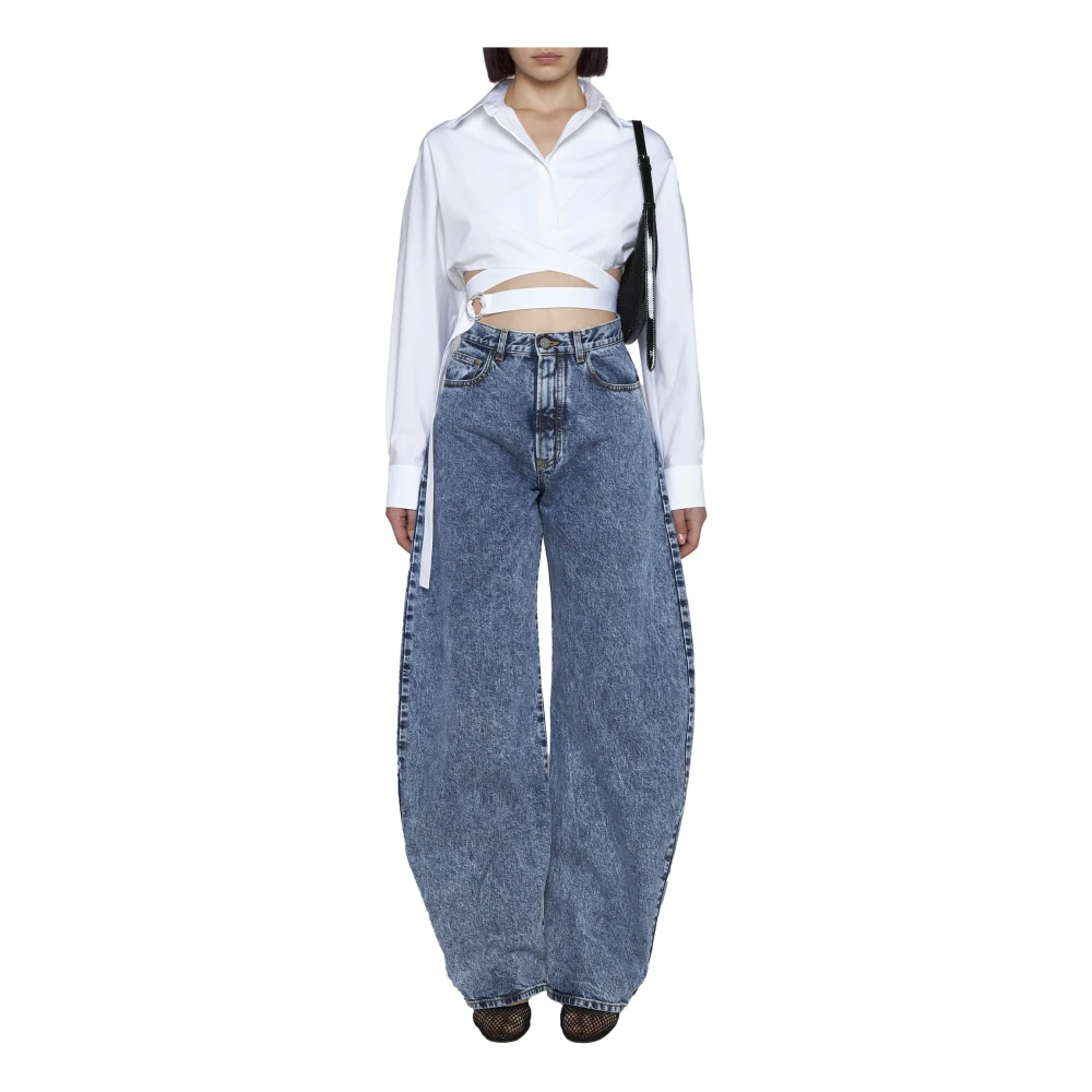 Alaïa Stijlvolle Jeans voor Vrouwen Blue Dames