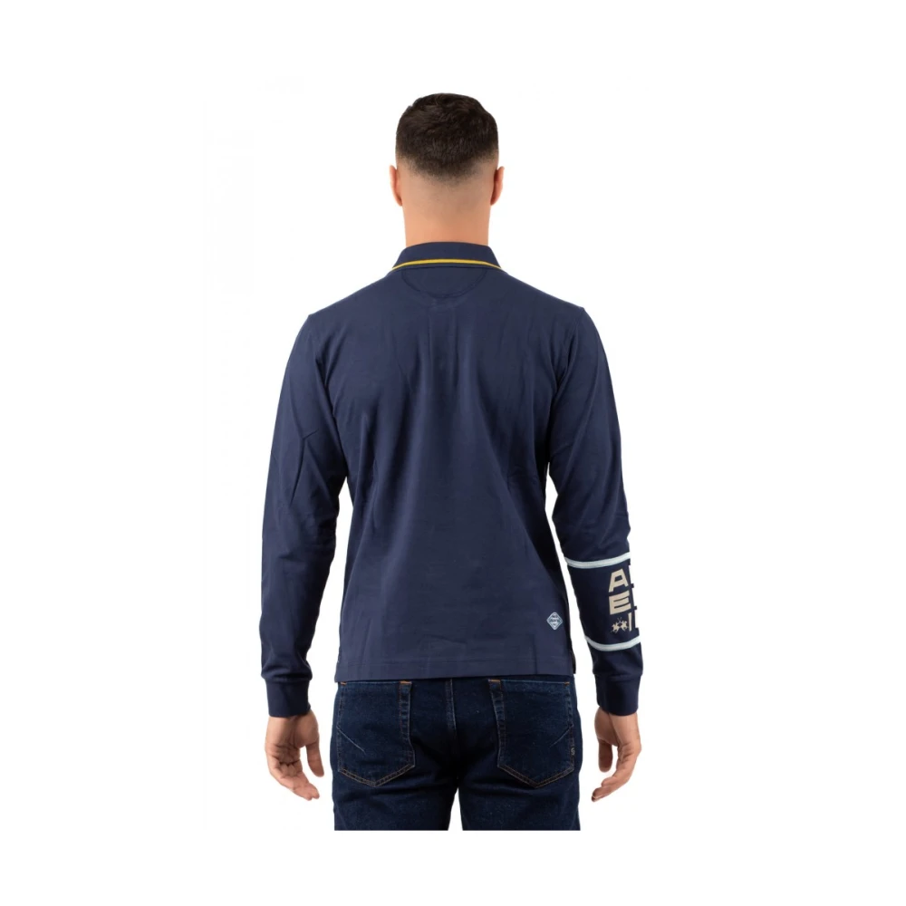 LA MARTINA Heren Polo Klassieke Stijl Blue Heren