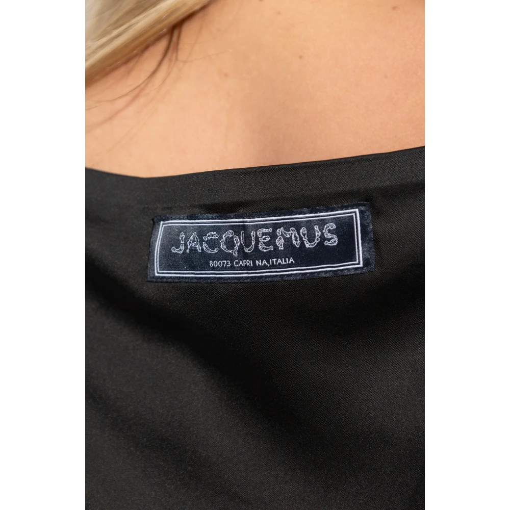 Jacquemus Jurk met uitsparingen Black Dames