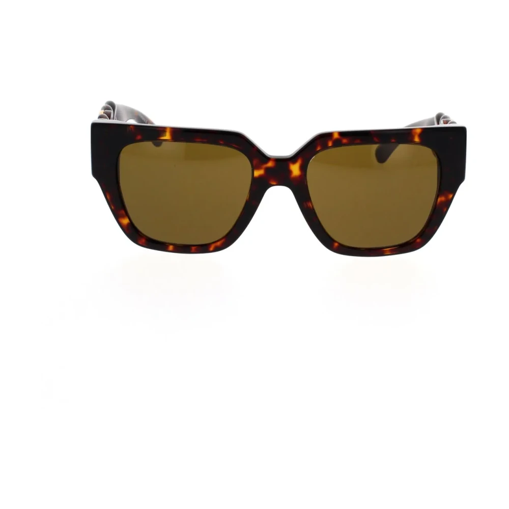 Versace Unisex Braun Eckige Sonnenbrille Mit Medusa-Logo