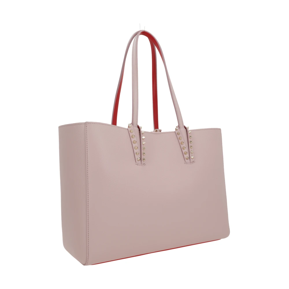 Christian Louboutin Elegante Cabata Soft Small Tassen Pink Dames