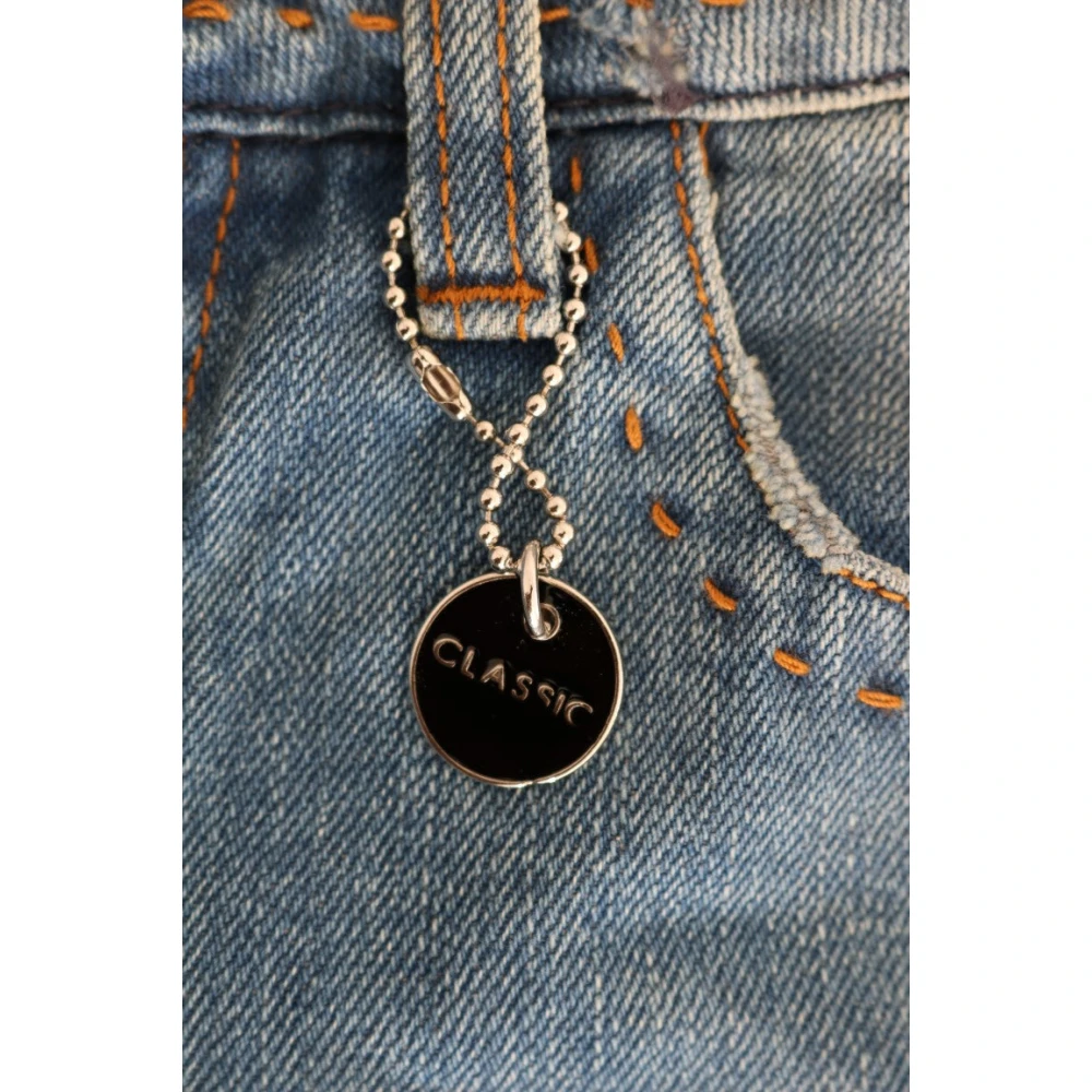Costume National Blauwe Klassieke Rechte Jeans Blue Dames
