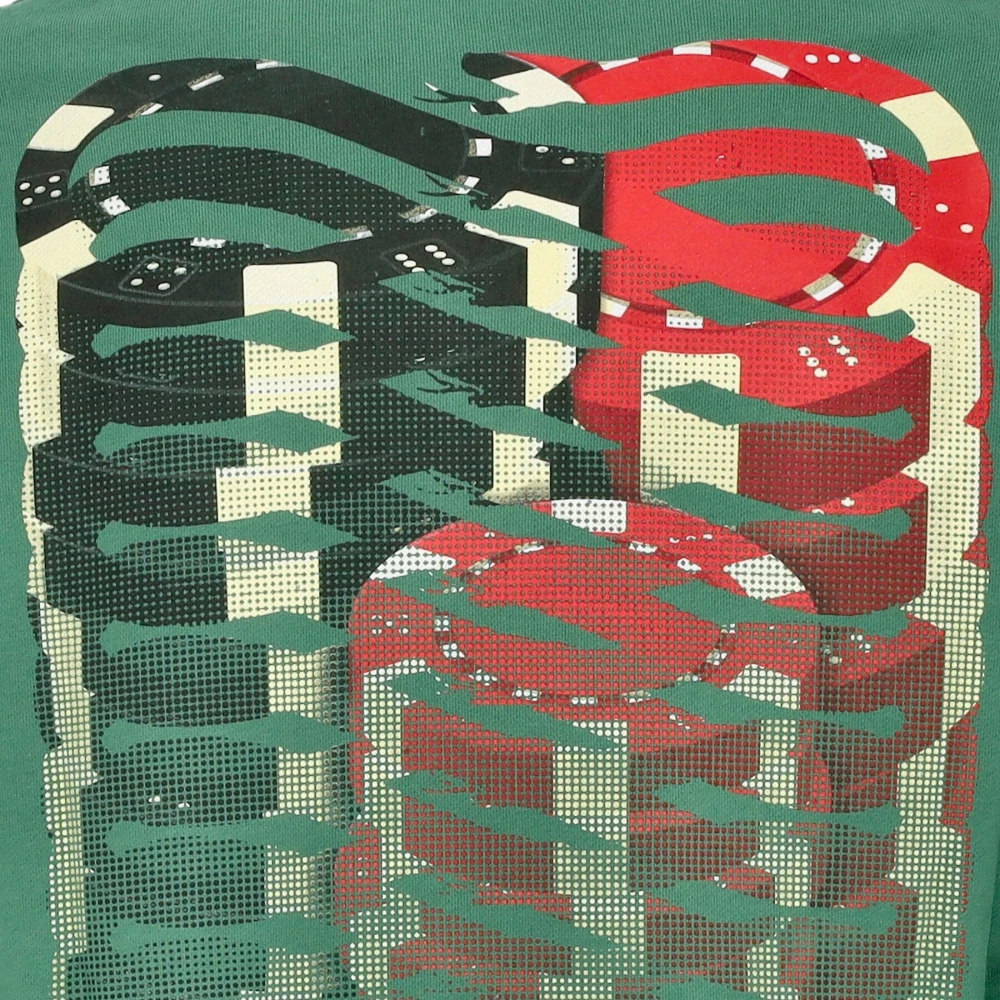 Propaganda Groene lichtgewicht hoodie met kangoeroezak Green Heren