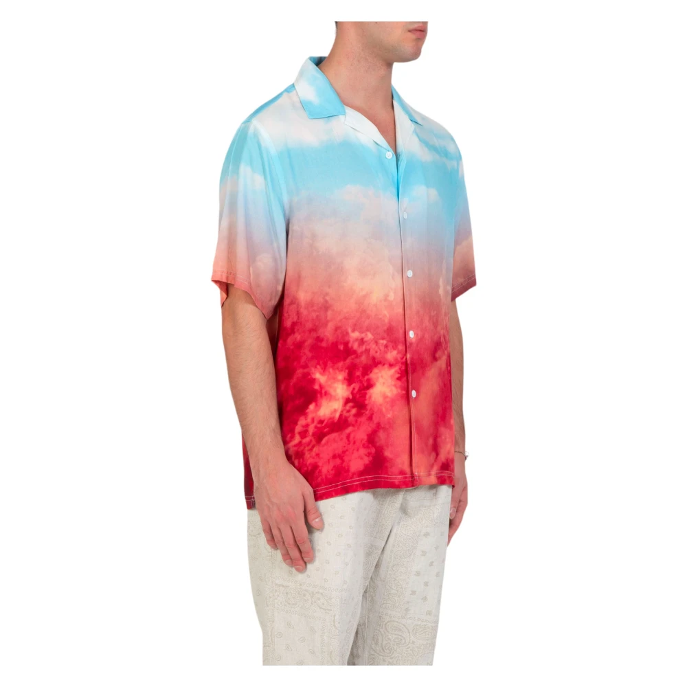 Pleasures Blauwe Hemel Shirt Stijlvolle Mode Multicolor Heren