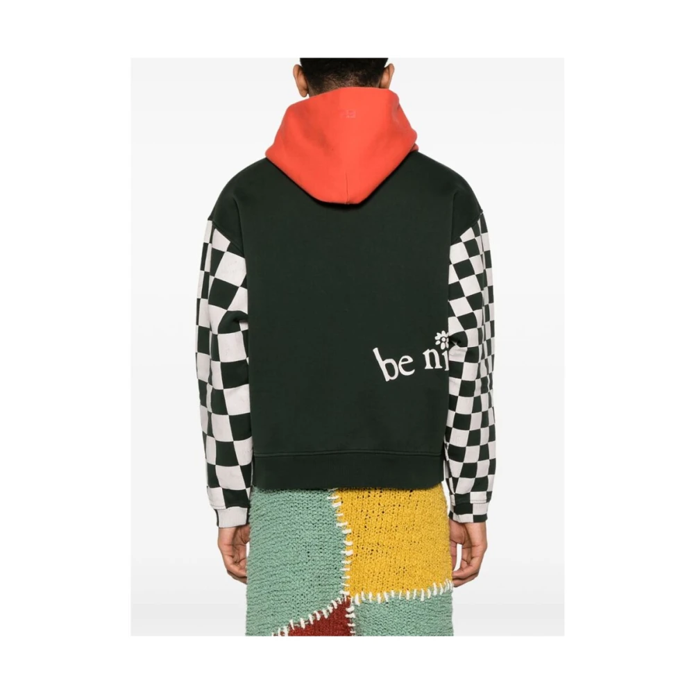 ERL Kleurrijke Sweatshirt met Schilderachtige Print Black Heren