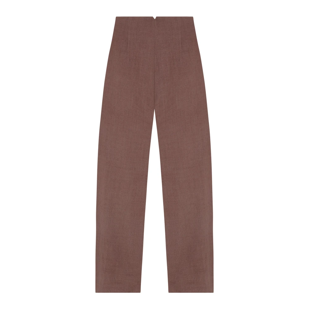 Cortana Frontera broek van zuivere wol blush Brown Dames