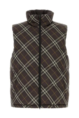 Quilted Check Puffer Väസ്റ്റ്