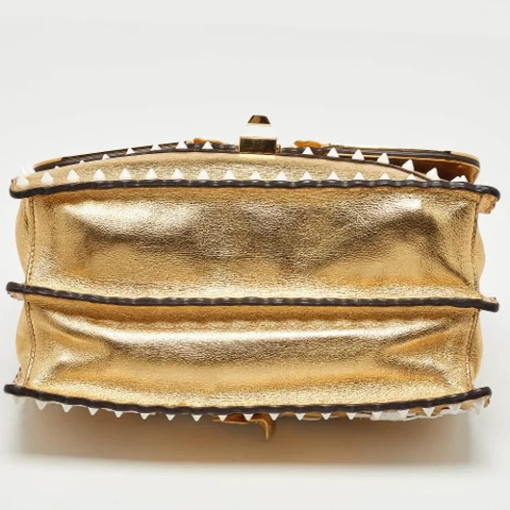Fendi Vintage Pre-owned Leather fendi-bags Yellow Dames