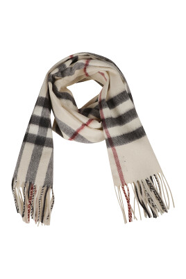 check-pattern-scarf-with-frayed-edges
