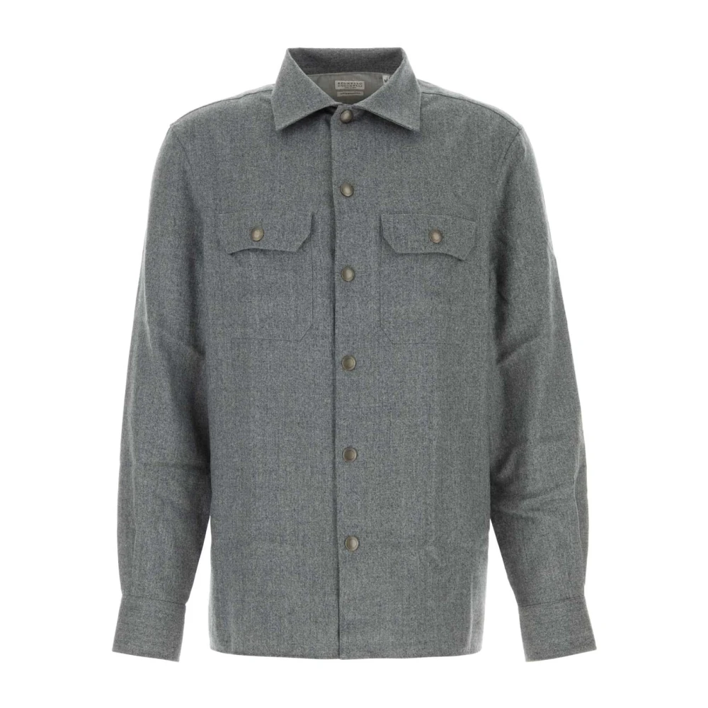 Brunello Cucinelli Virgin Wool Flannel Overshirt - Bild 3