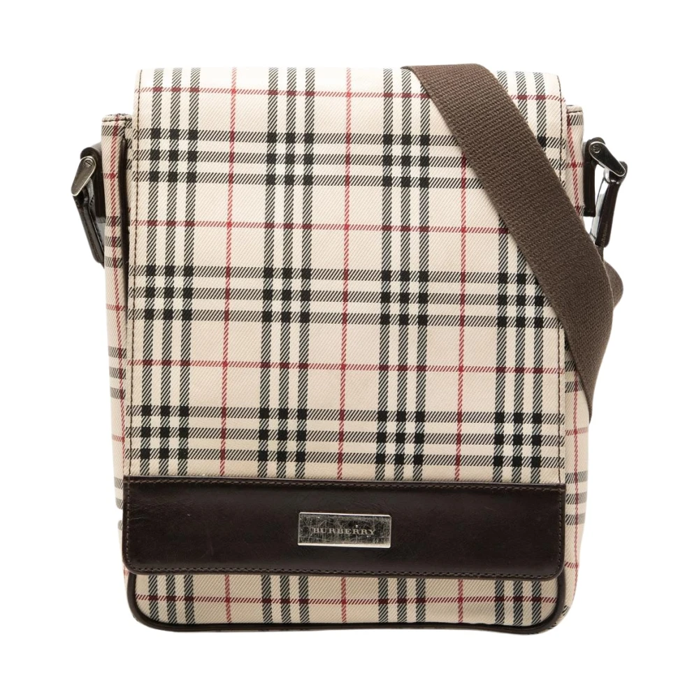 Burberry Vintage Women's Pre-Owned Checked Crossbody Bag