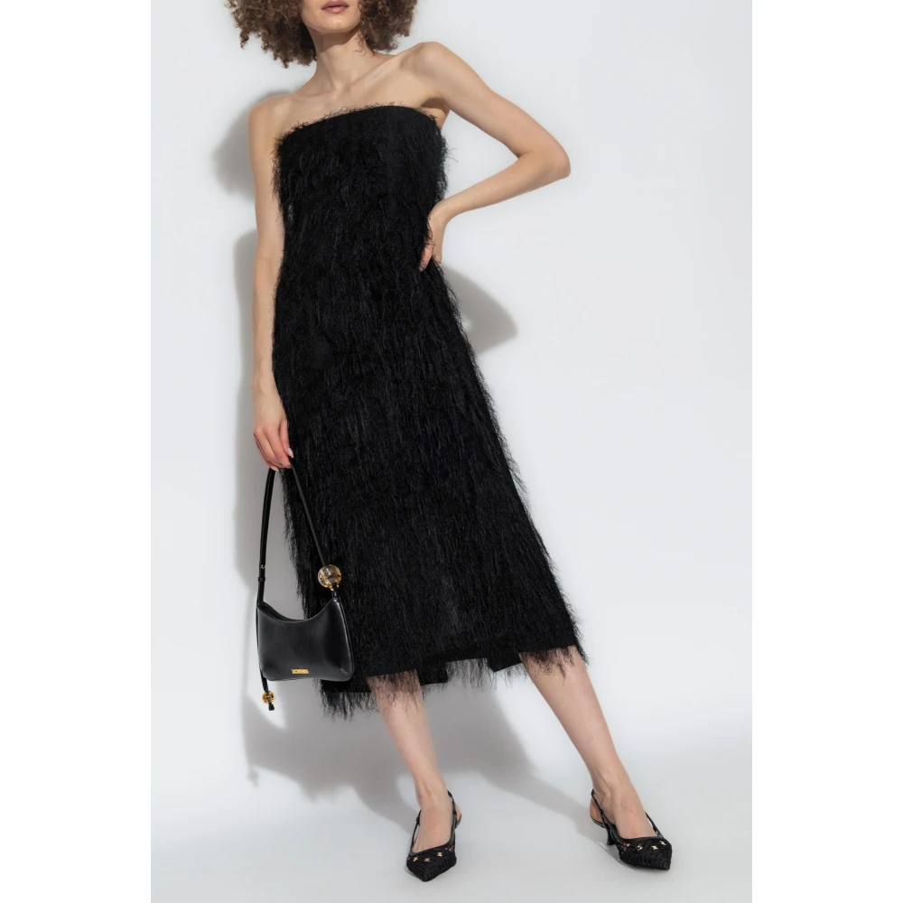 Salvatore Ferragamo Off-shoulder jurk Black Dames