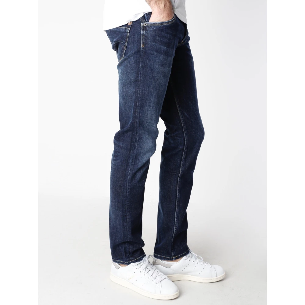 Pepe Jeans Grijze Used Wash Straight Fit Jeans Blue Heren