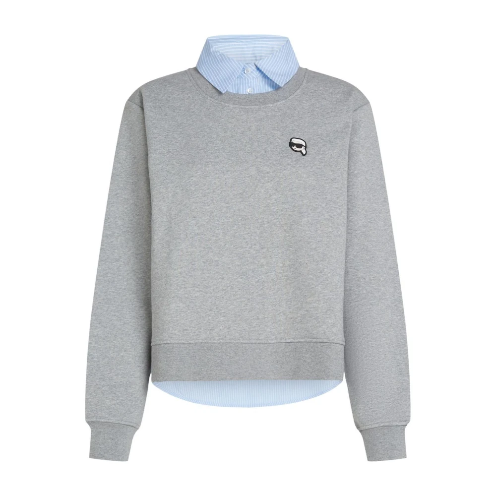 Karl Lagerfeld Ikon Sweatshirt Gray Dames