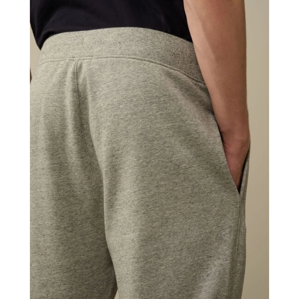 C.P. Company Verhoogde Fleece Cargo Sweatpants Gray Heren