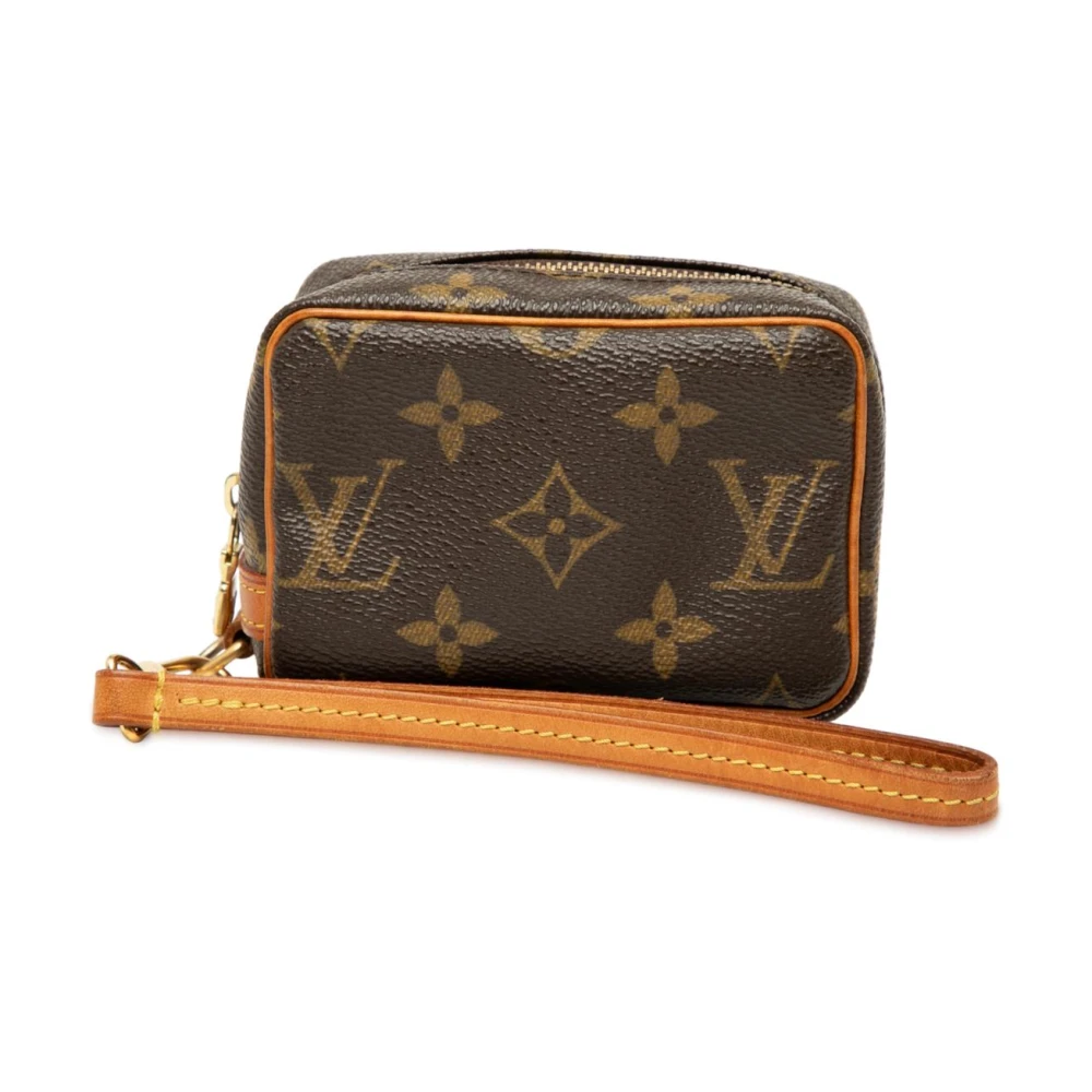 Louis Vuitton Vintage Women's Brown Pre-Owned Printed Pattern Pouch
