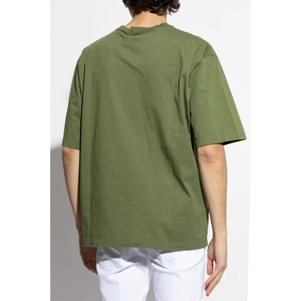 Dsquared2 T-shirt met zak Green Heren