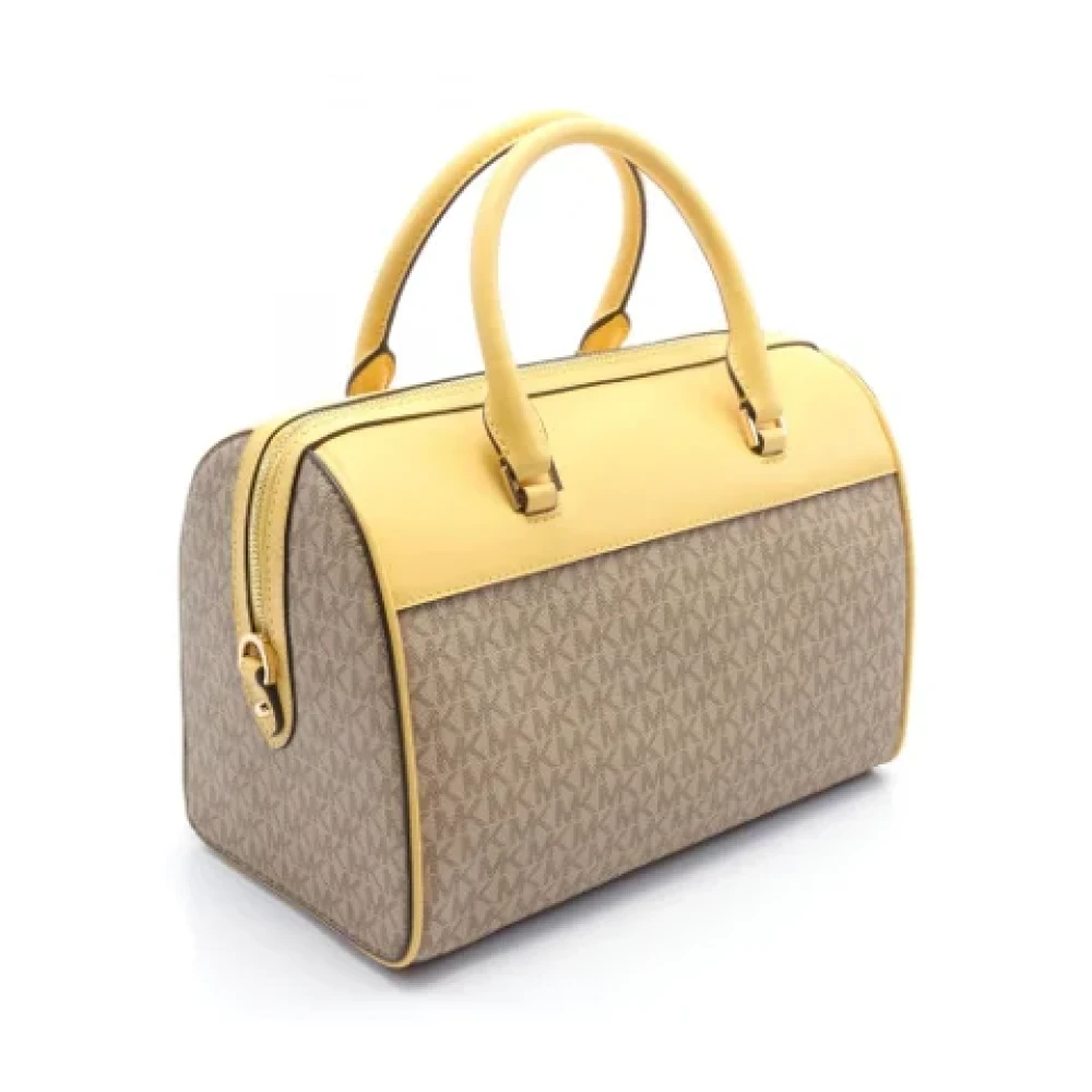 Michael Kors Pre-owned Coated canvas handbags Beige Dames