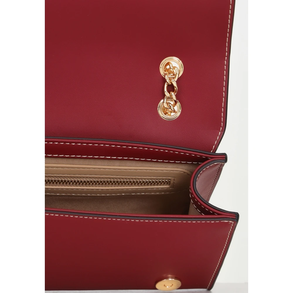 Love Moschino Elegante Schoudertas in Wijnkleur Red Dames