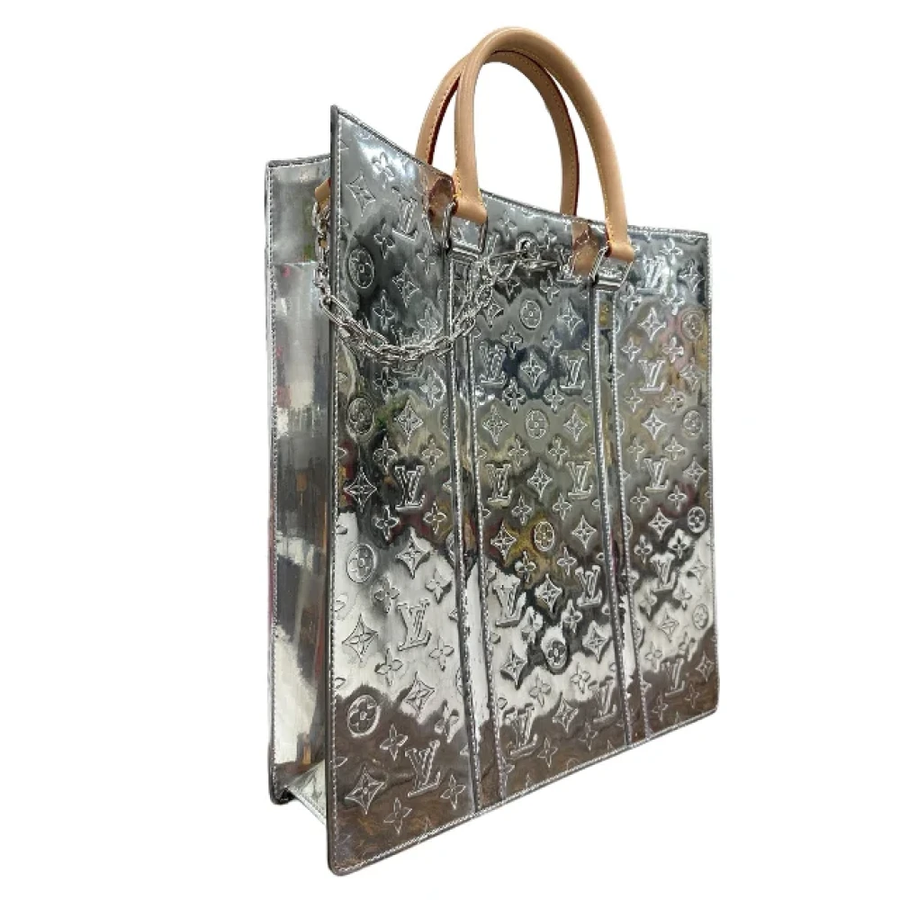 Louis Vuitton Vintage Pre-owned Fabric handbags Gray Dames